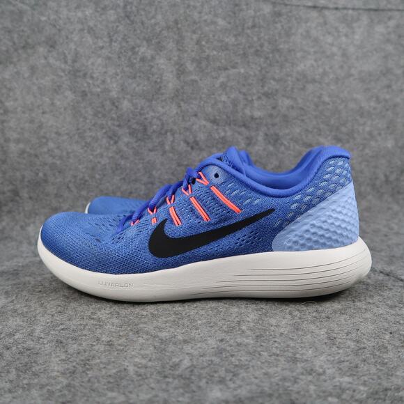 Nike Shoes Womens 8 Athletic Trainers Lunarglide 8 Running Sneaker Sport Blue - Picture 4 of 12